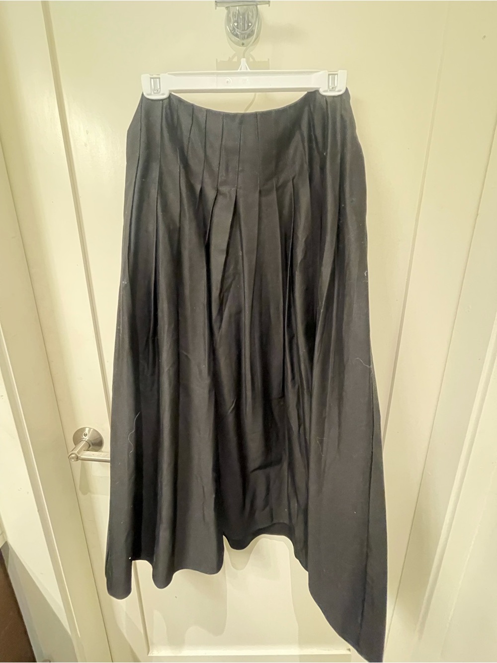 Zara Black Maxi Pleated Skirt